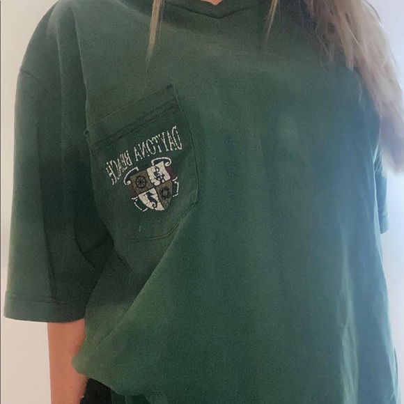✿ green daytona beach t- shirt(no brand)✿ - Picture 2 of 2